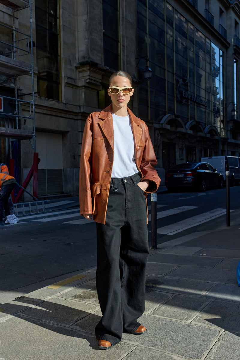 AMANDINE LEATHER JACKET