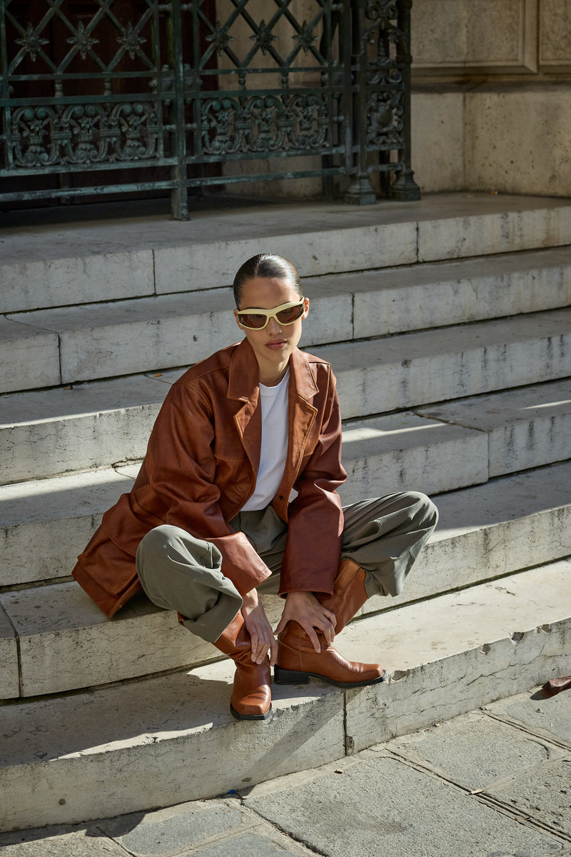 AMANDINE LEATHER JACKET