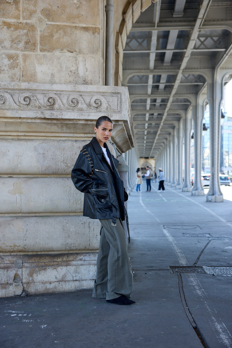 AUBIN LEATHER JACKET