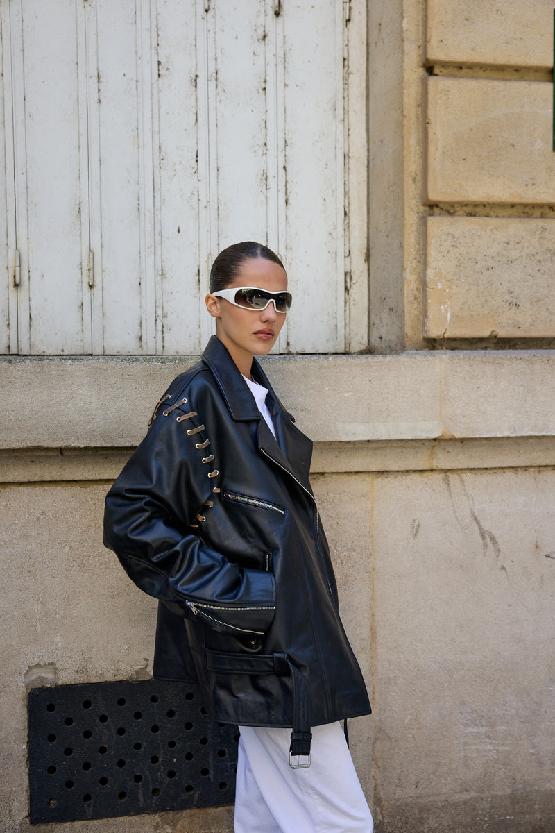 AUBIN LEATHER JACKET