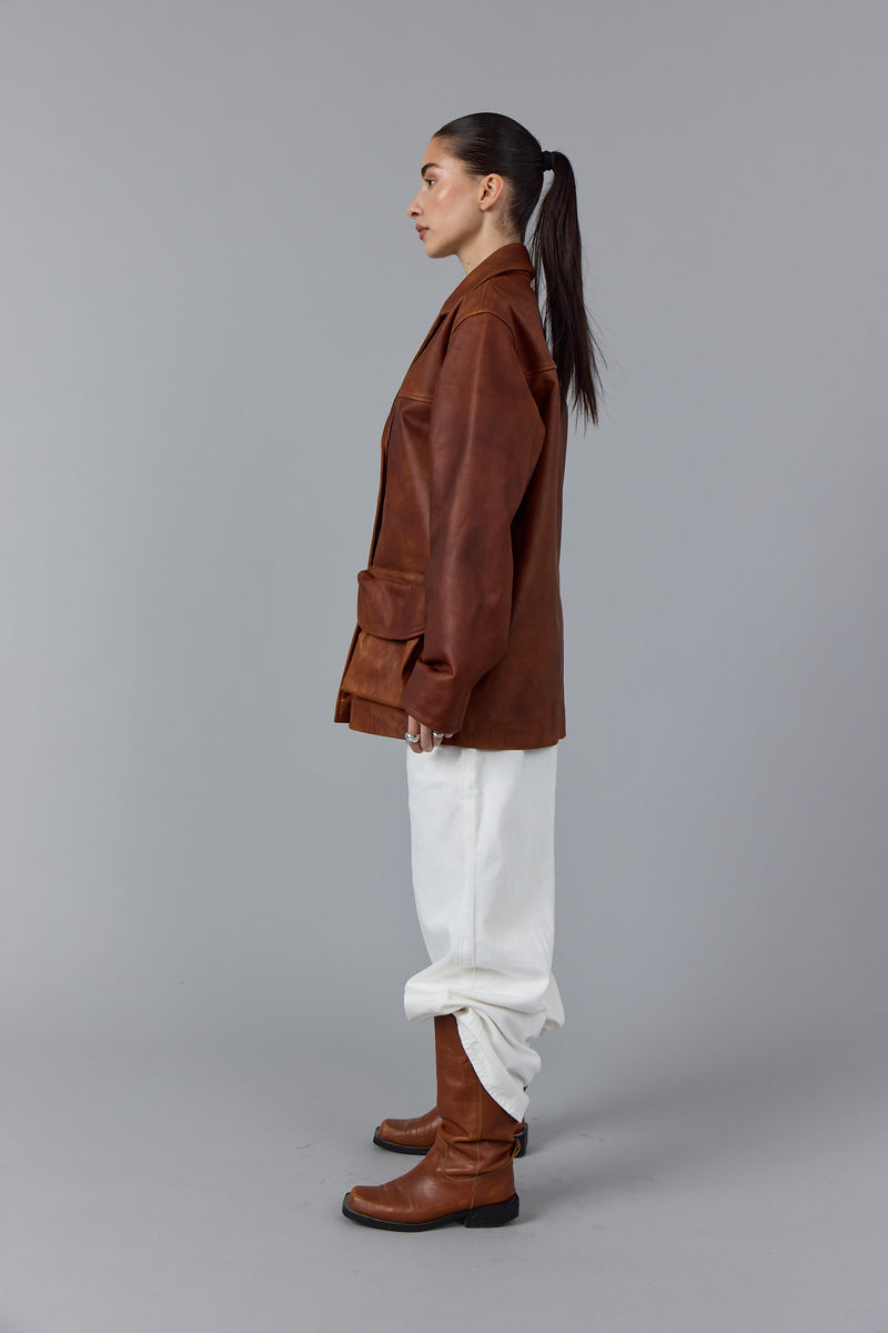 AMANDINE LEATHER JACKET