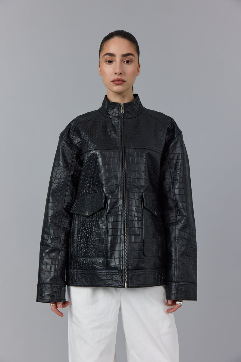 ALEXANDRE LEATHER JACKET