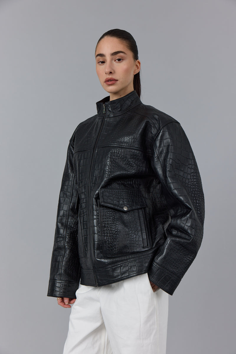 ALEXANDRE LEATHER JACKET