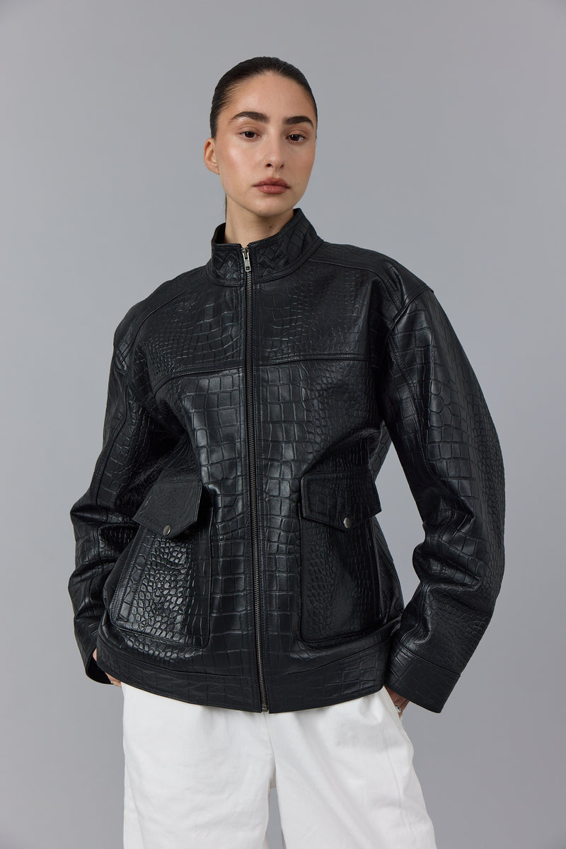 ALEXANDRE LEATHER JACKET