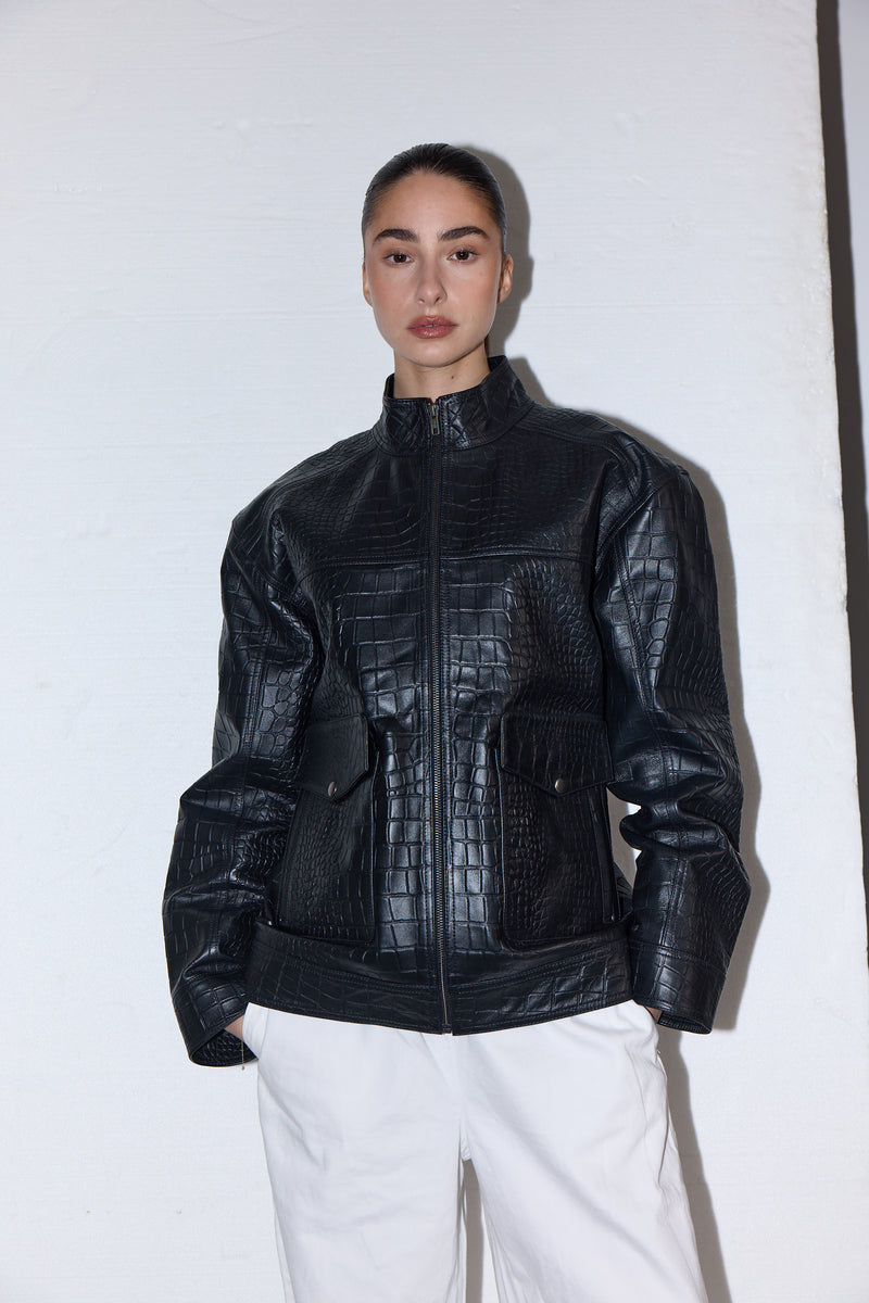 ALEXANDRE LEATHER JACKET