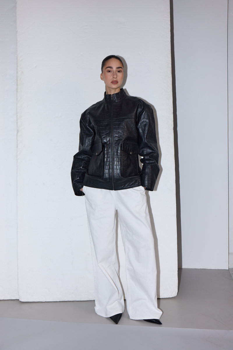 ALEXANDRE LEATHER JACKET