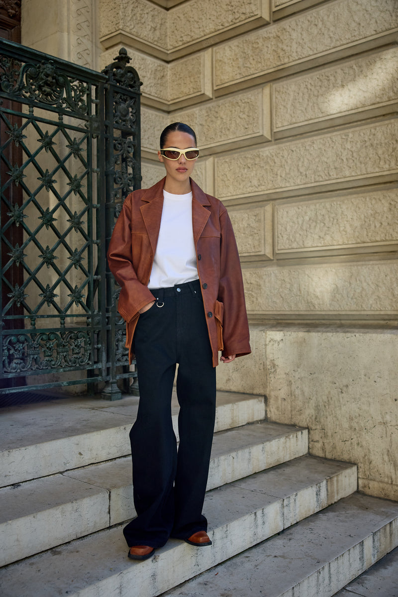 AMANDINE LEATHER JACKET