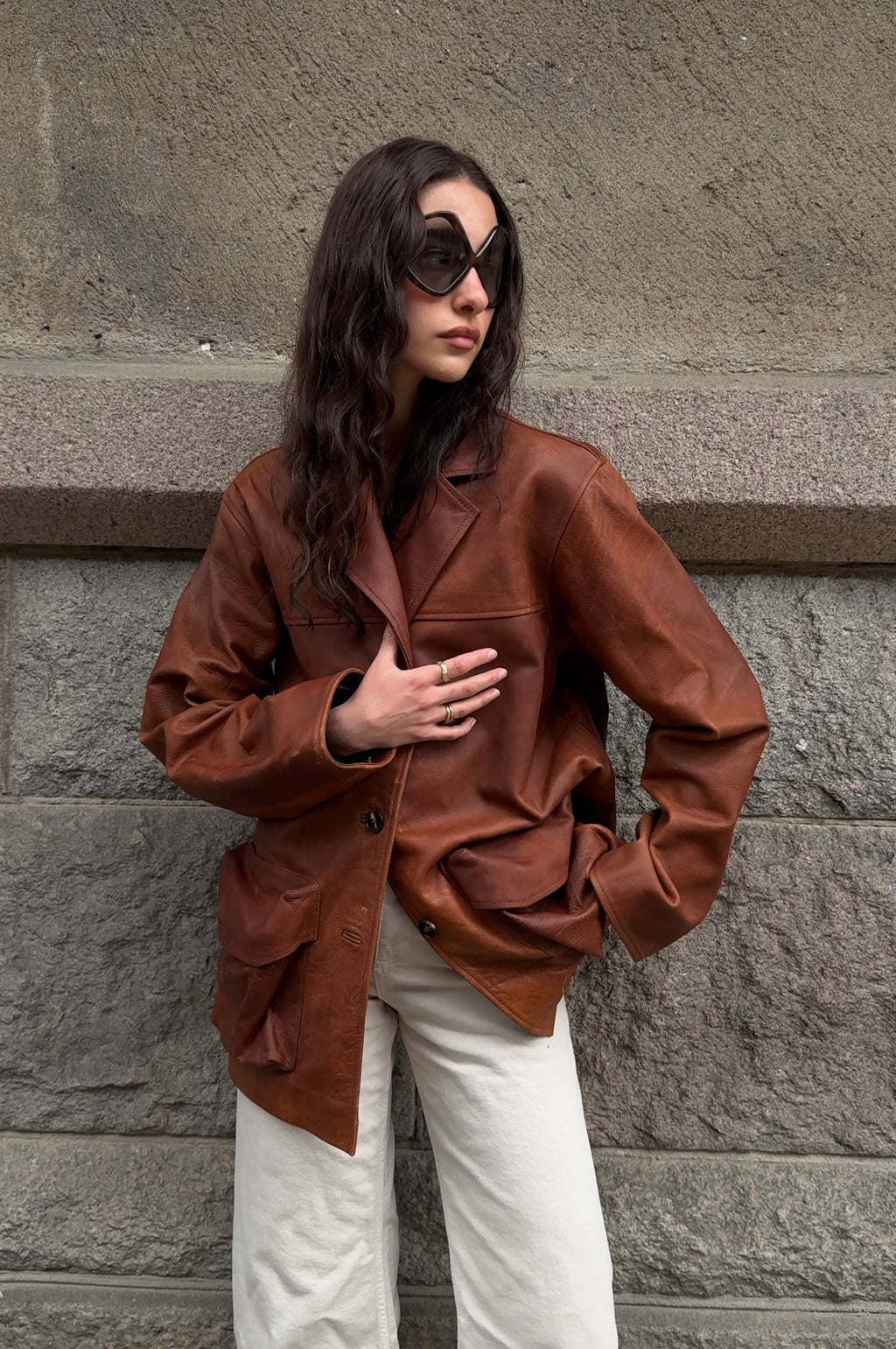 AMANDINE LEATHER JACKET – ZEFFON