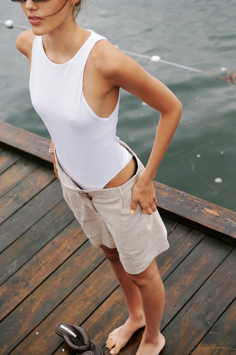 LOUIS SHORTS - BEIGE